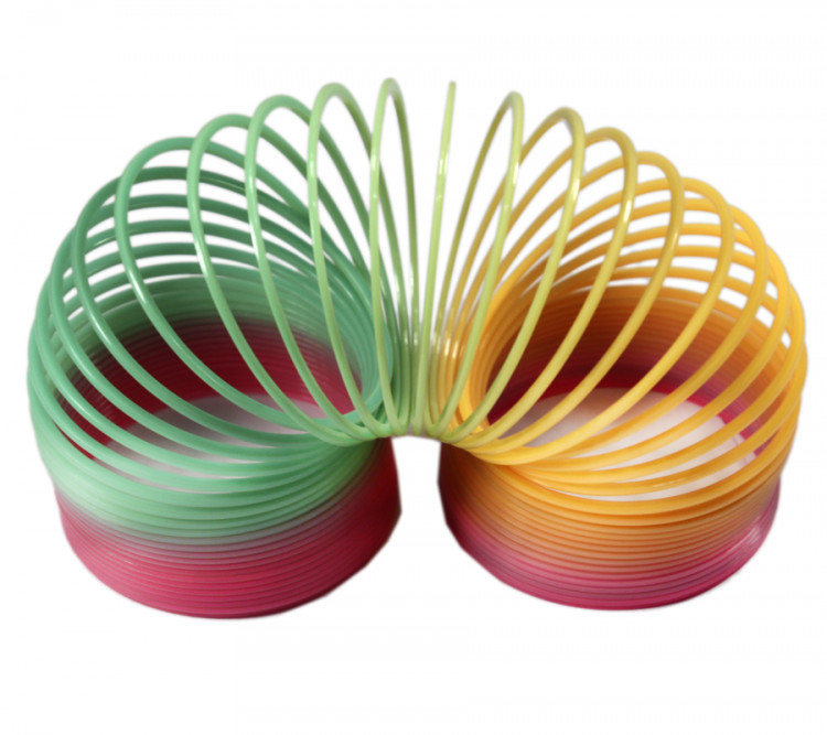 Пружинка радуга средняя