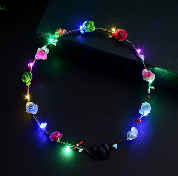 Венок светящийся Розы