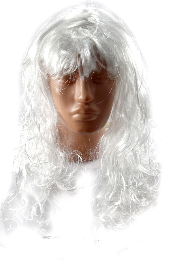 Парик волнистый белый