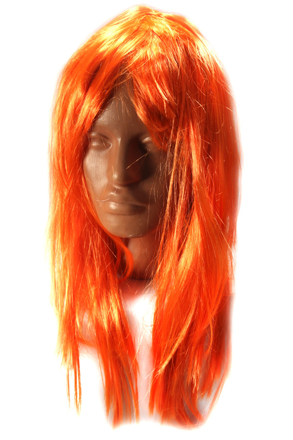 Парик прямой оранжевый