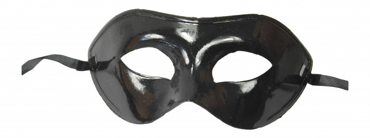 Маска венецианская черная