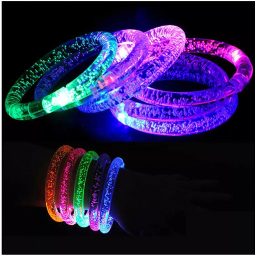 Браслет пластиковый светодиодный