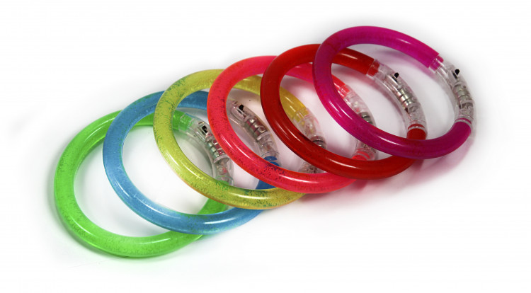 Браслет пластиковый светодиодный