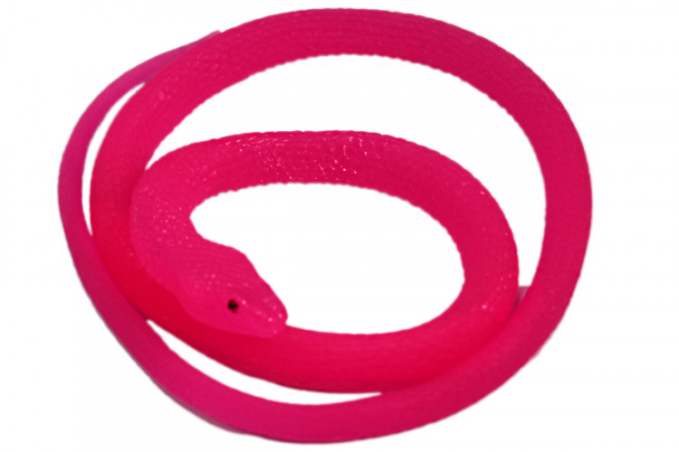 Змея резиновая неоновая