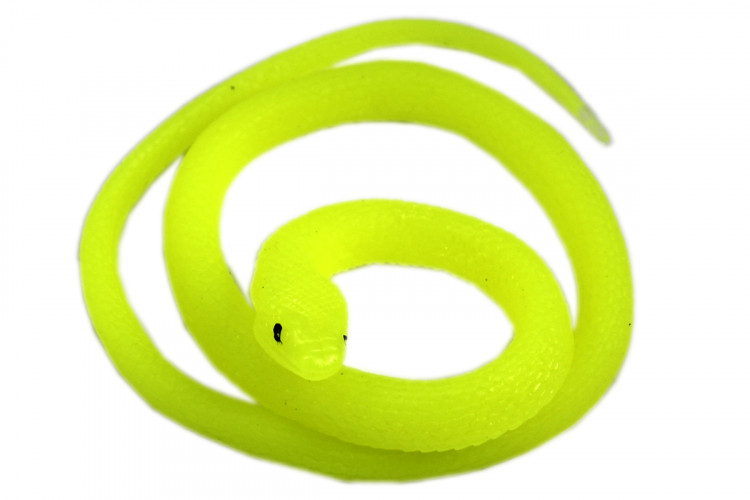Змея резиновая неоновая