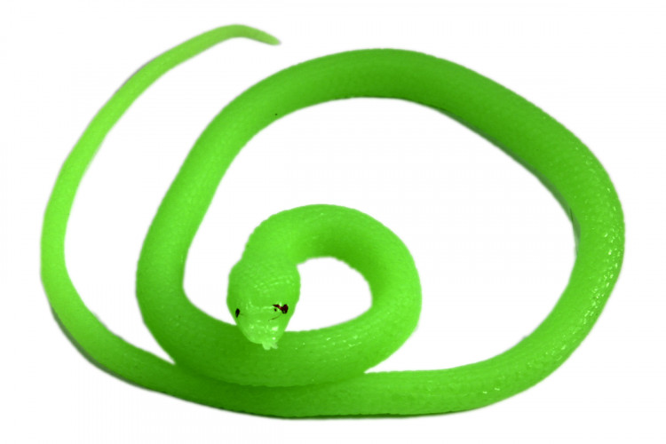 Змея резиновая неоновая
