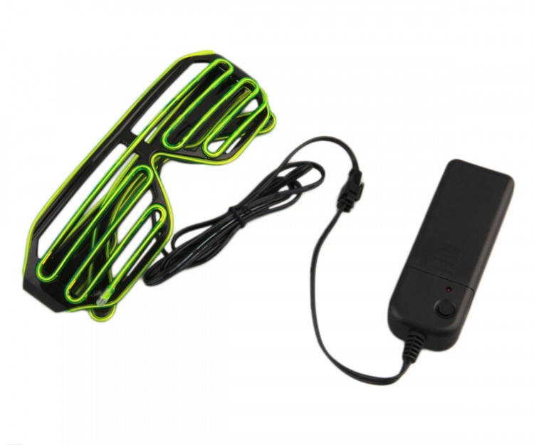 Неоновые очки шторки