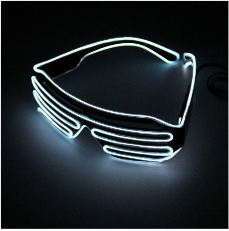 Неоновые очки шторки