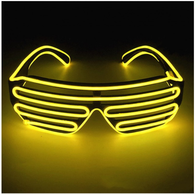 Неоновые очки шторки