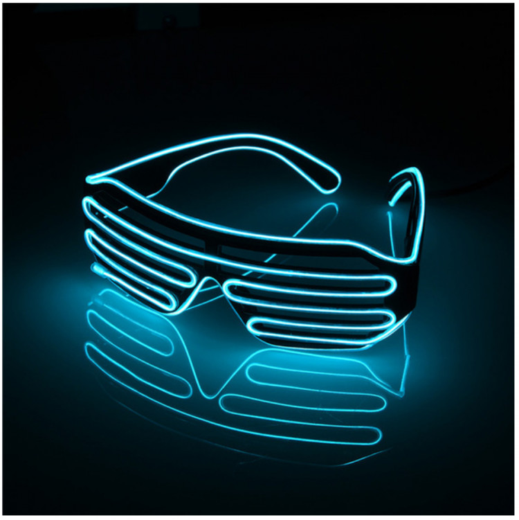 Неоновые очки шторки