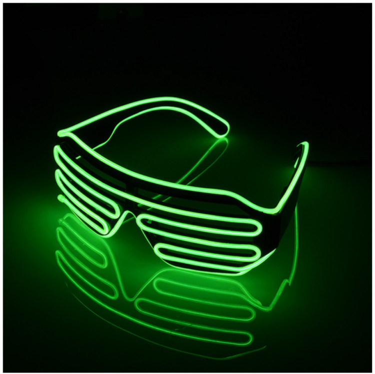 Неоновые очки шторки