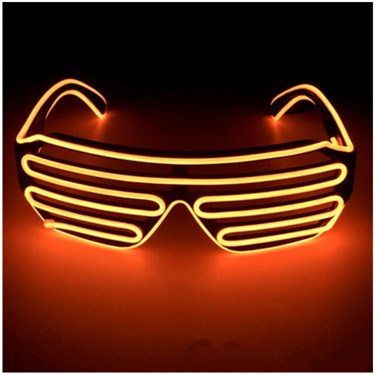 Неоновые очки шторки