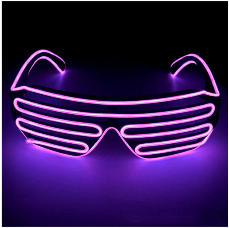 Неоновые очки шторки
