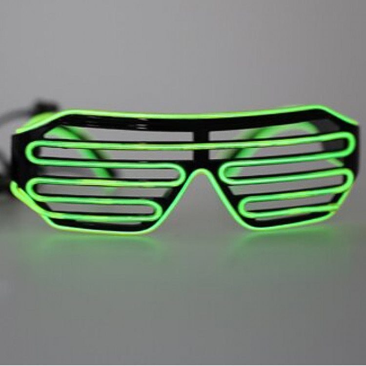 Неоновые очки шторки